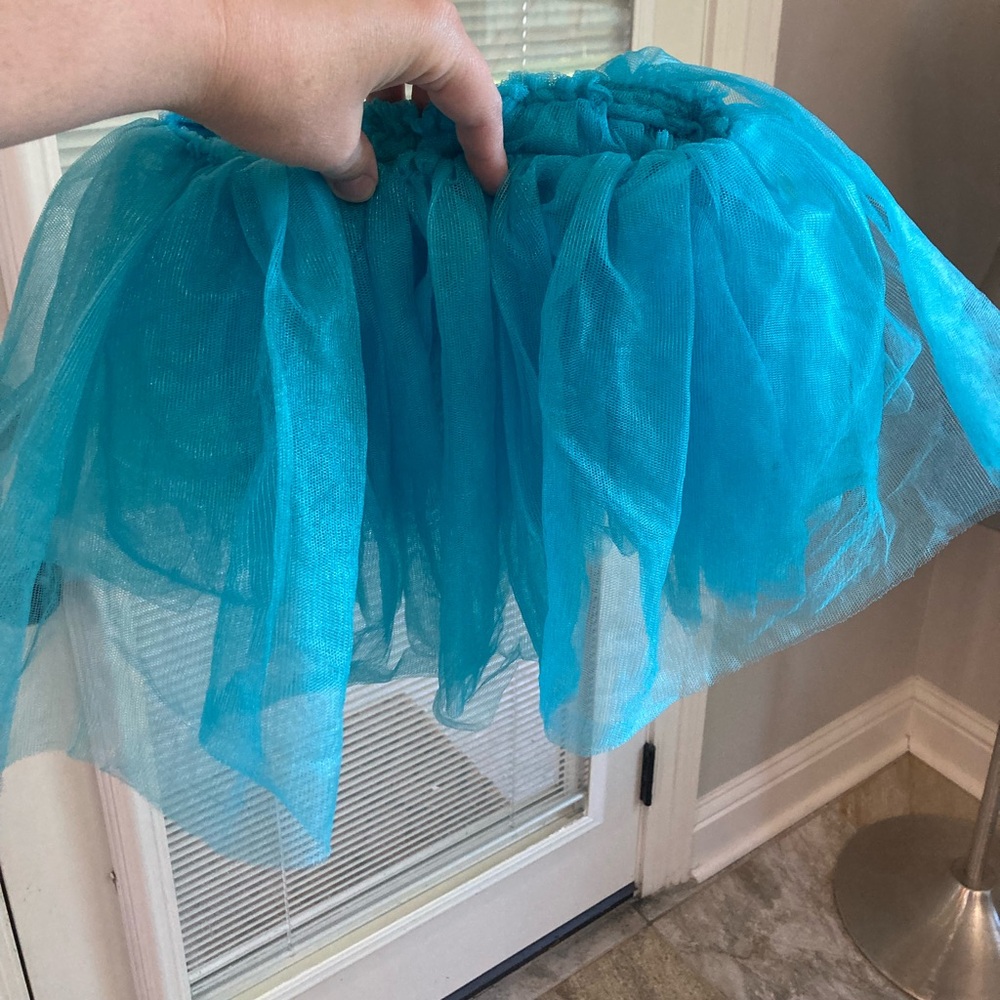 Way To Celebrate one size fits most bright blue tutu in great condition